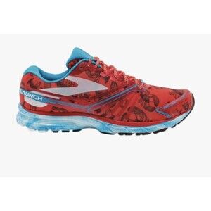 Men’s Brooks Launch 2 Boston Marathon Lobster Red And Blue 9.5 US Running Walk